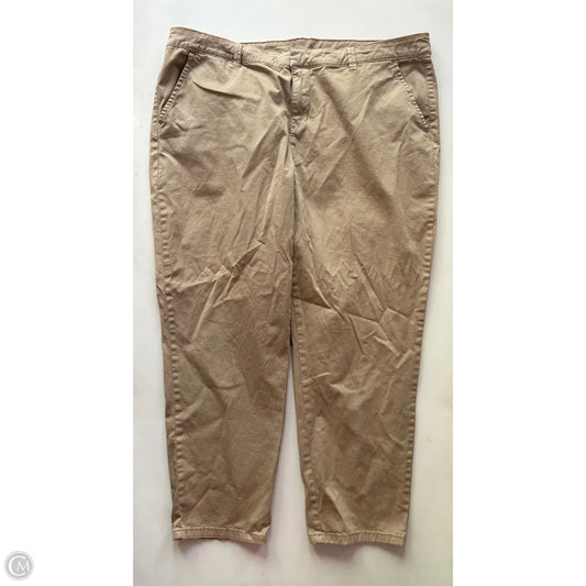 Pants Chinos & Khakis By Style And Company In Tan, Size: 18