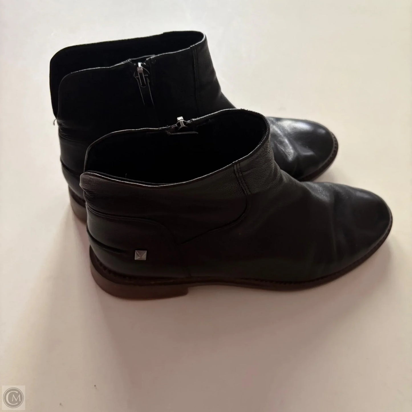 Boots Ankle Heels By Franco Sarto In Black, Size: 8
