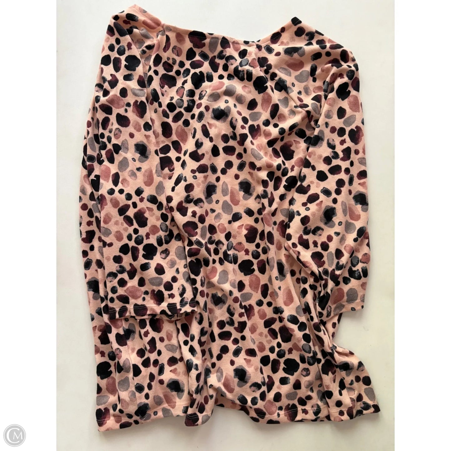 Sweater By Denim And Co Qvc In Animal Print, Size: 3x
