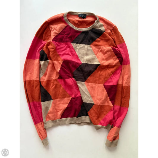 Top Long Sleeve By New York And Co In Plaid Pattern, Size: M