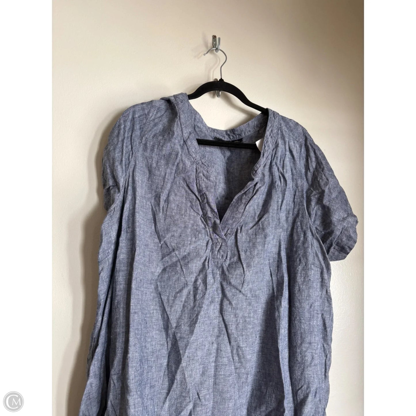 Dress Work By Tahari By Arthur Levine In Blue, Size: 2x