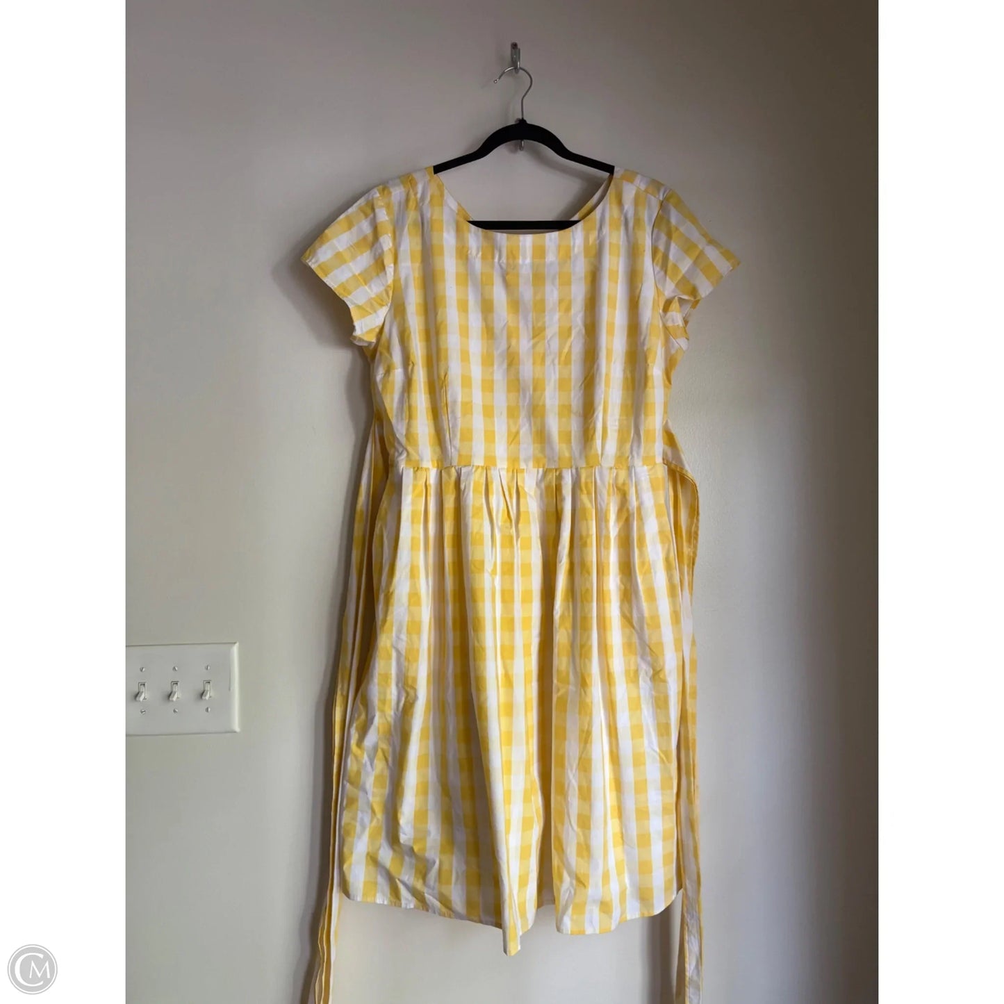 Dress Work By New York And Co In Yellow, Size: L