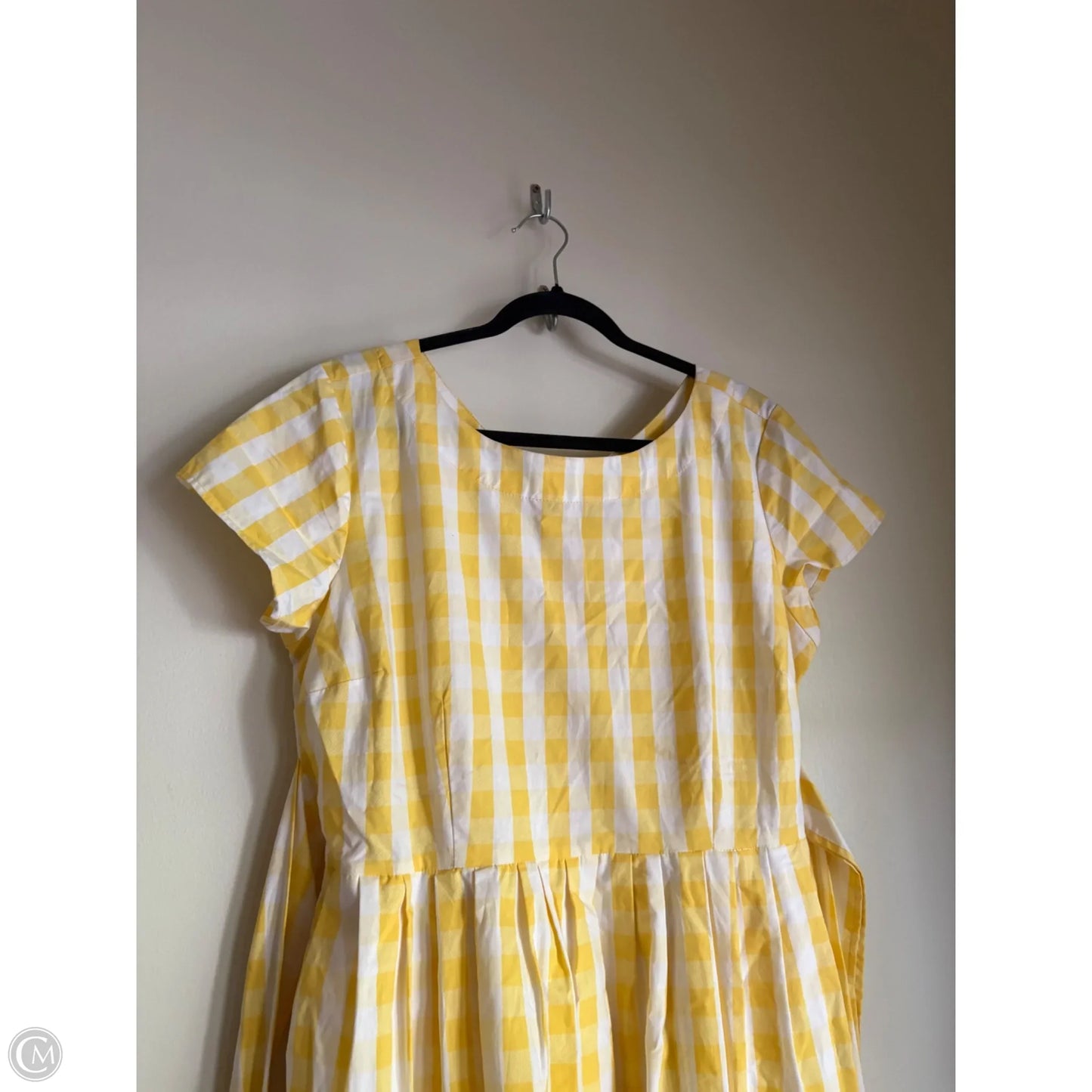 Dress Work By New York And Co In Yellow, Size: L