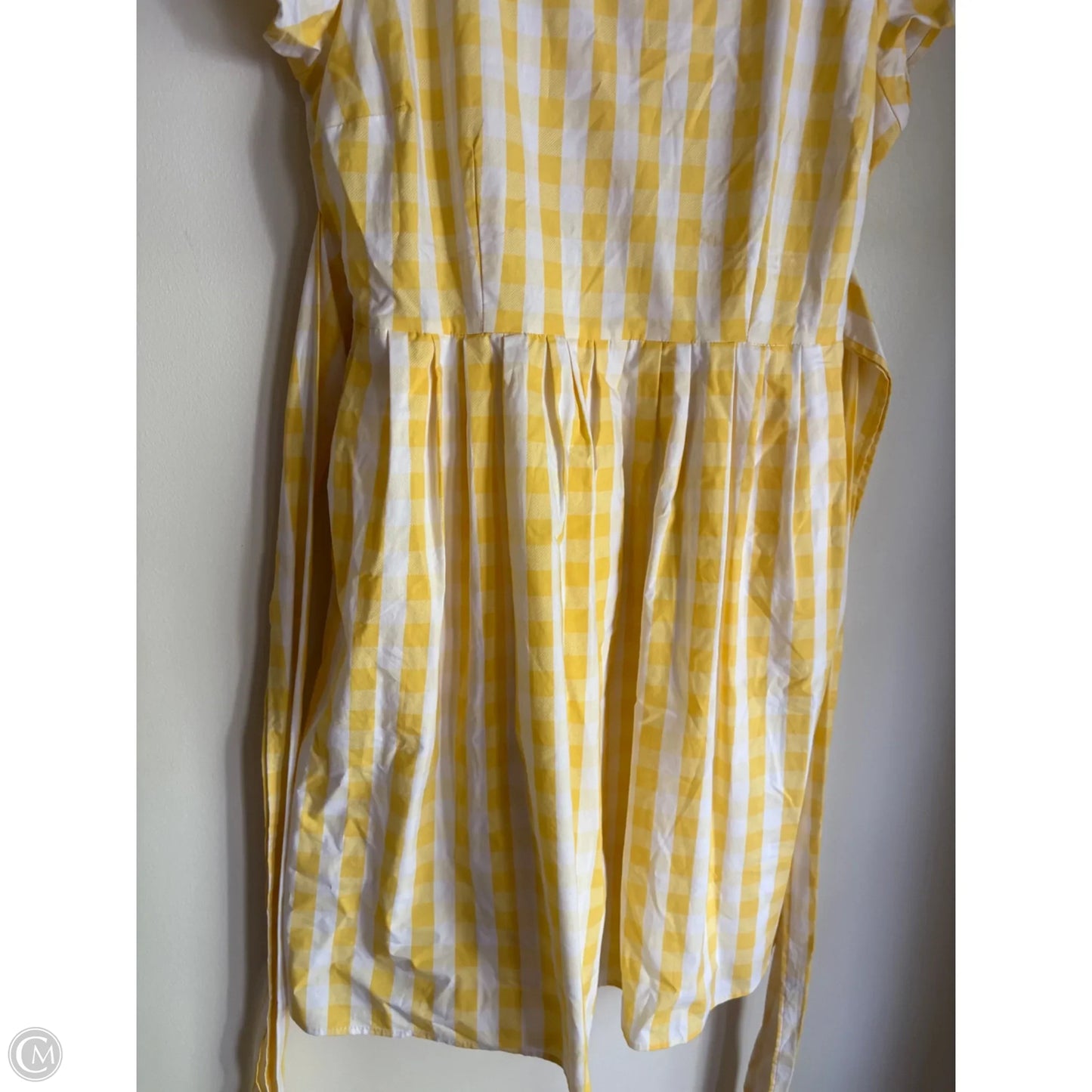 Dress Work By New York And Co In Yellow, Size: L