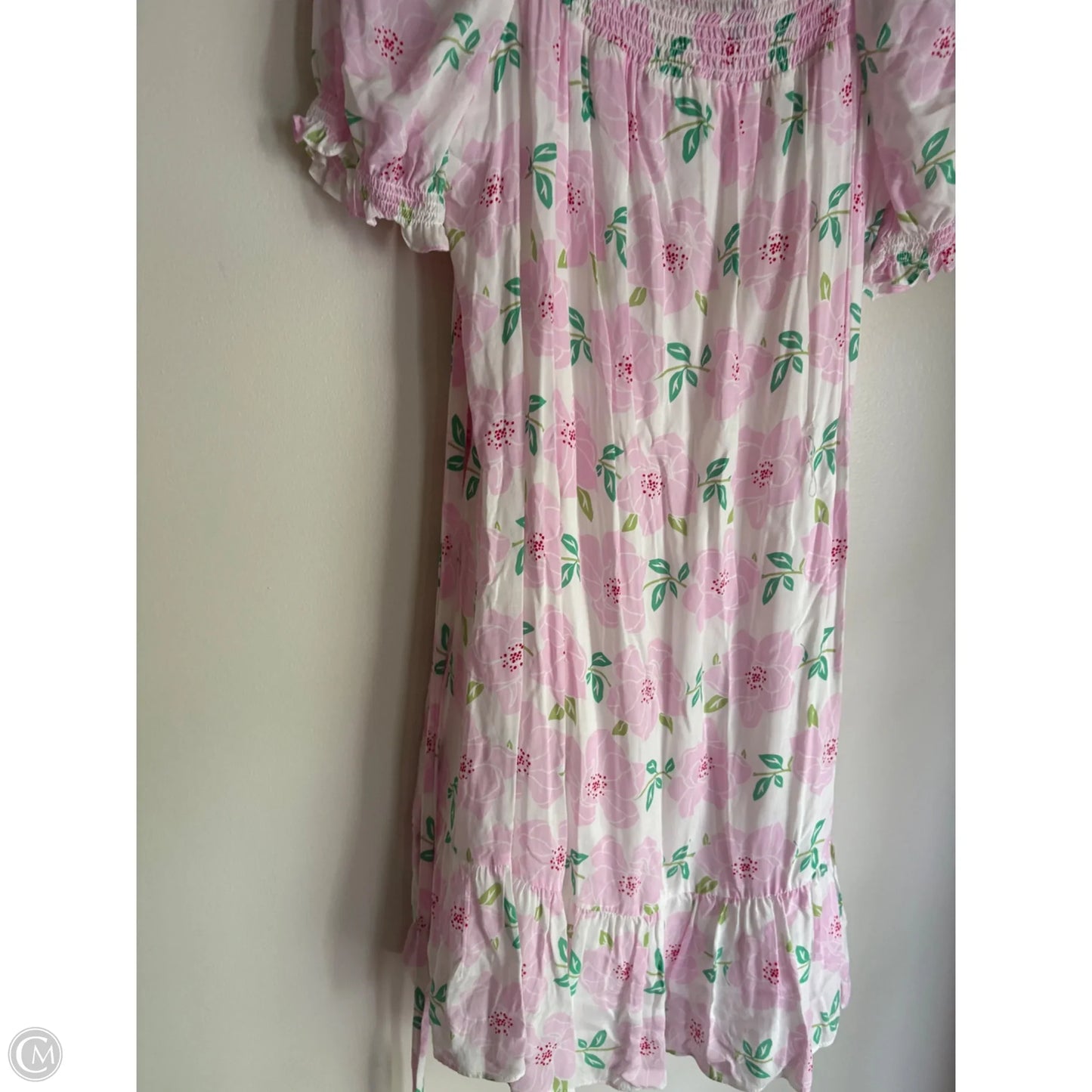 Dress Casual Midi By Draper James In Floral Print, Size: L