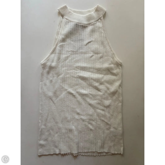 Sweater Short Sleeve By Eesome In Cream, Size: M