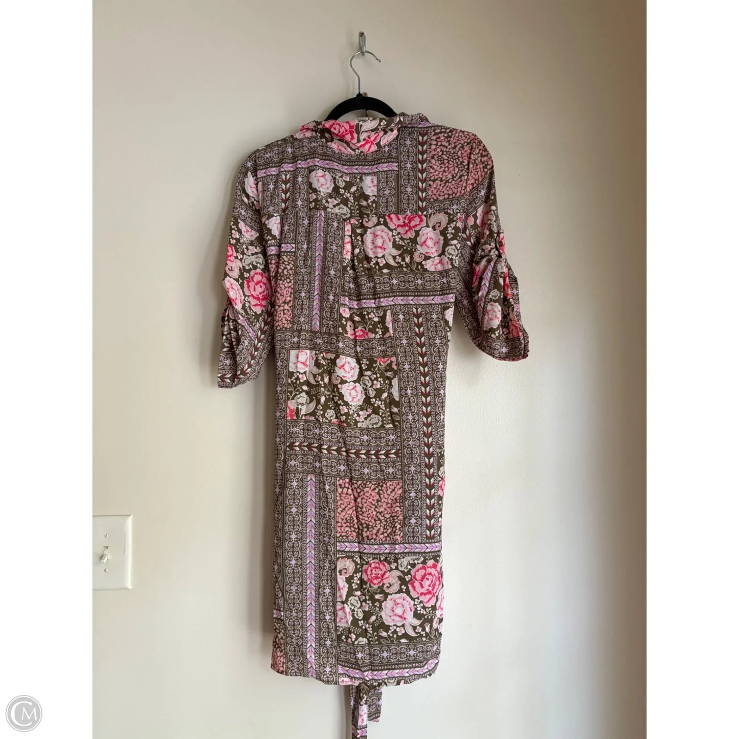 Dress Casual Midi By New York And Co In Floral Print, Size: L