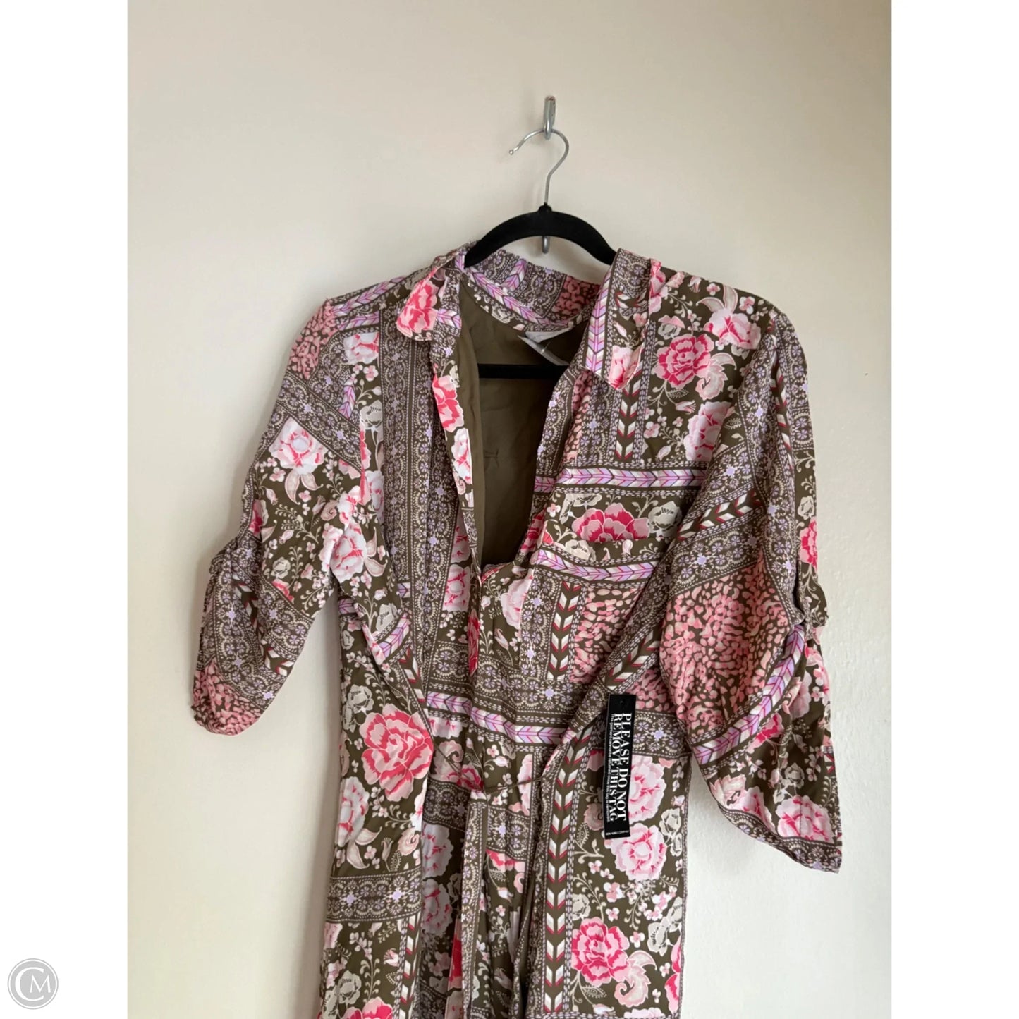 Dress Casual Midi By New York And Co In Floral Print, Size: L