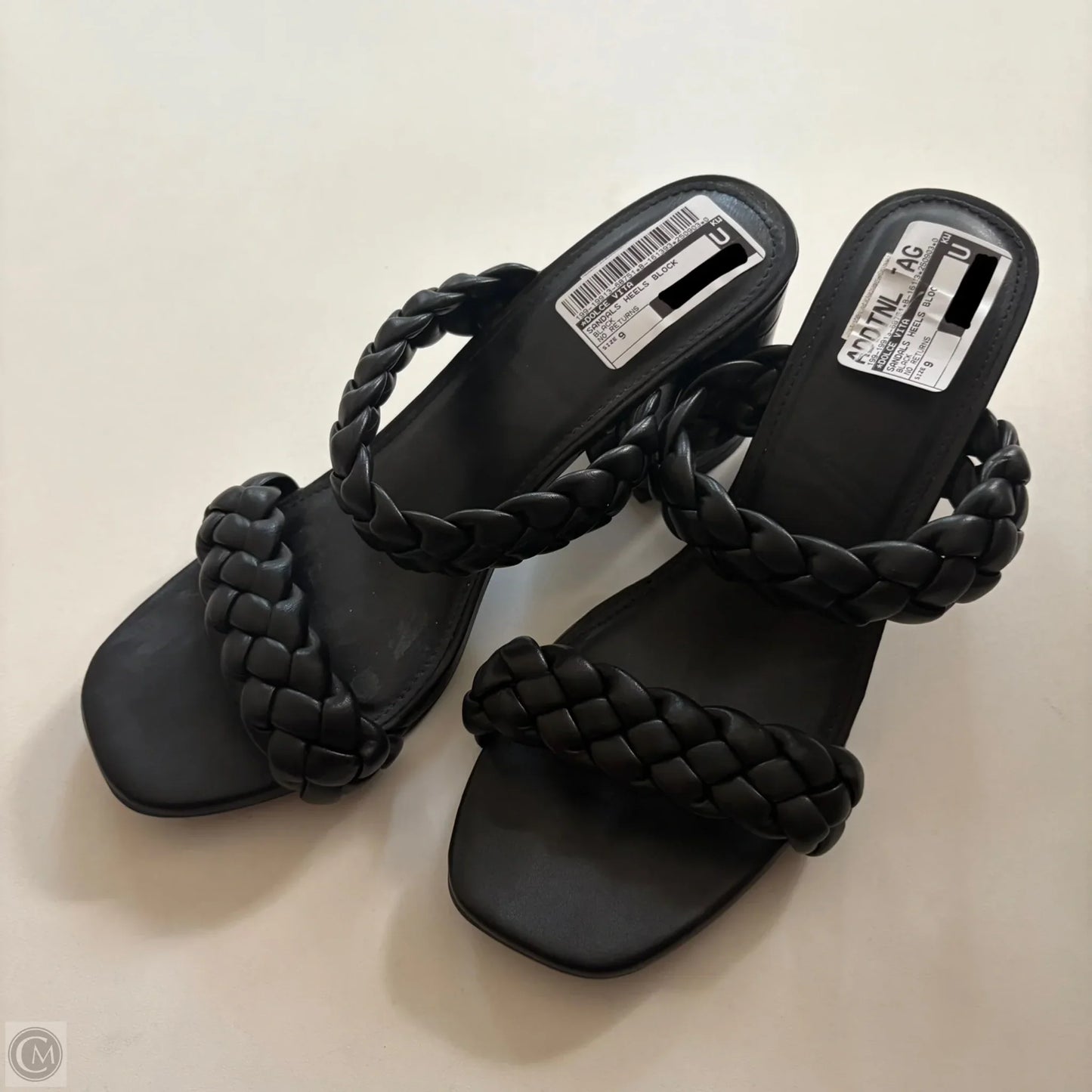 Sandals Heels Block By Dolce Vita In Black, Size: 9