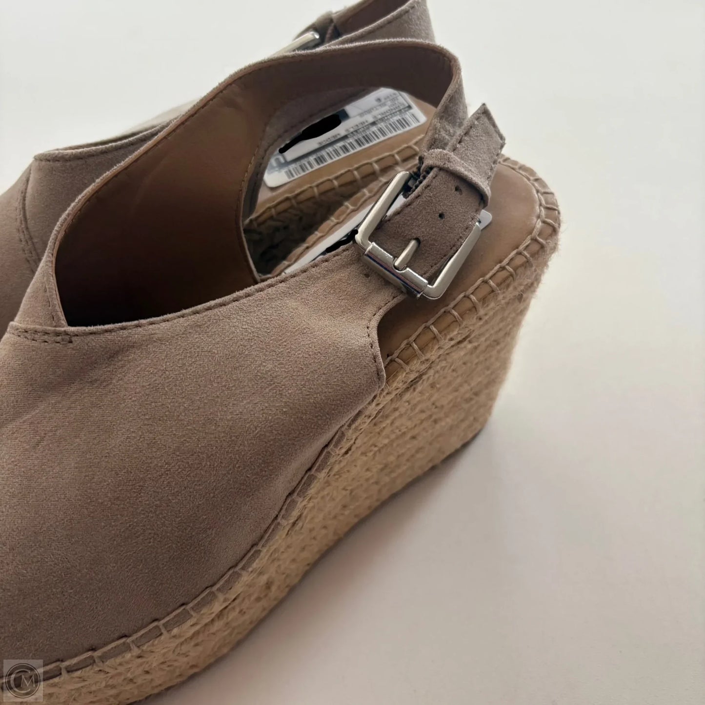 Sandals Heels Wedge By Franco Sarto In Tan, Size: 6