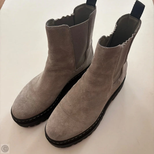 Boots Ankle Heels By Marc Fisher In Grey, Size: 9