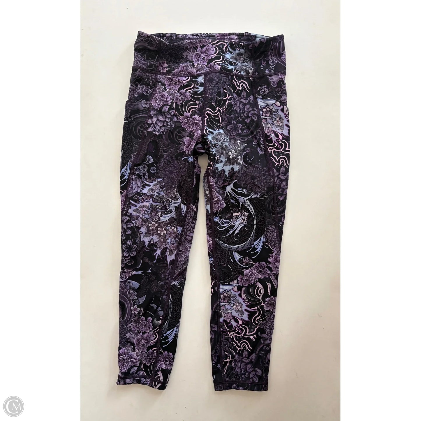 Athletic Leggings By Lululemon In Purple, Size: M