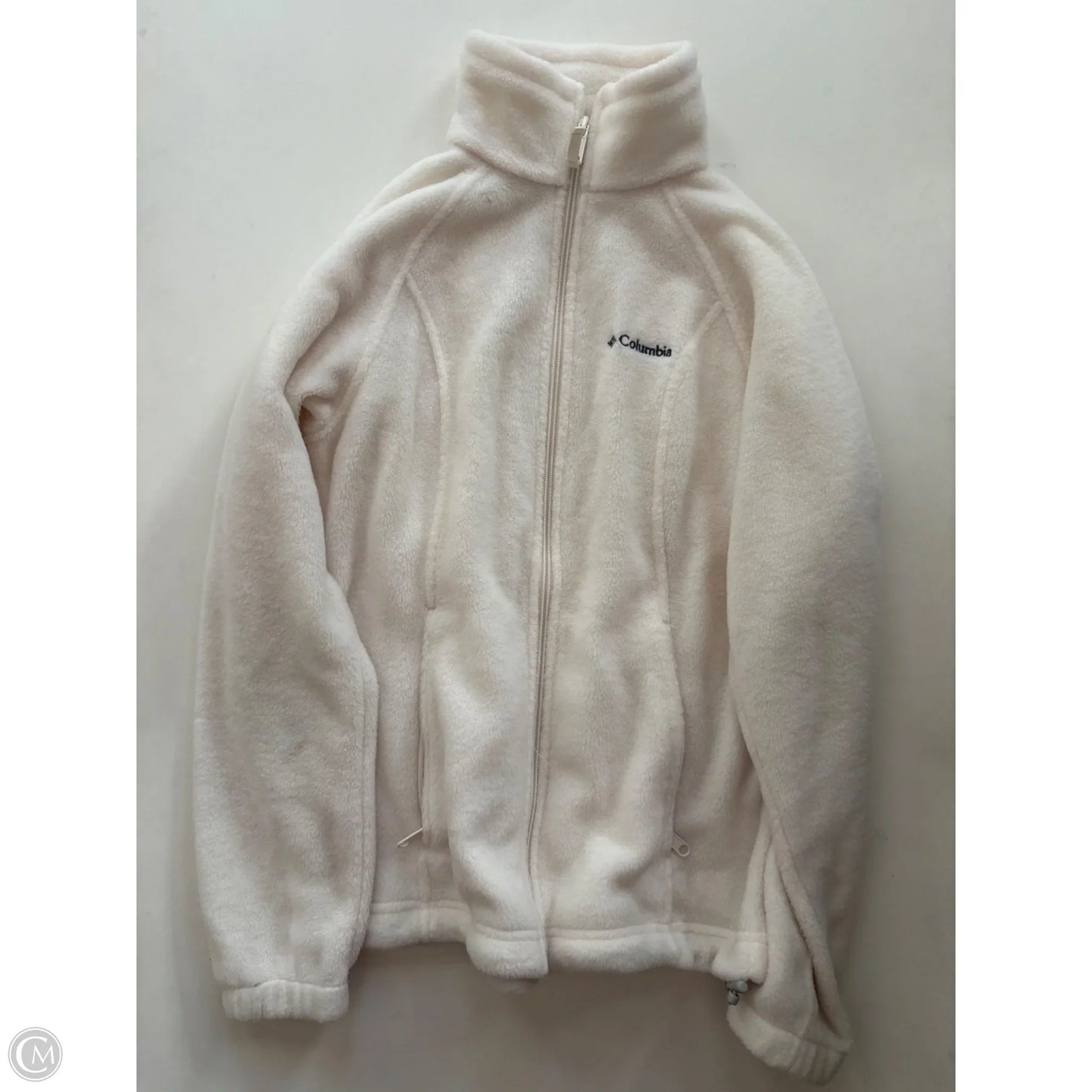 Jacket Fleece By Columbia In White, Size: Xs