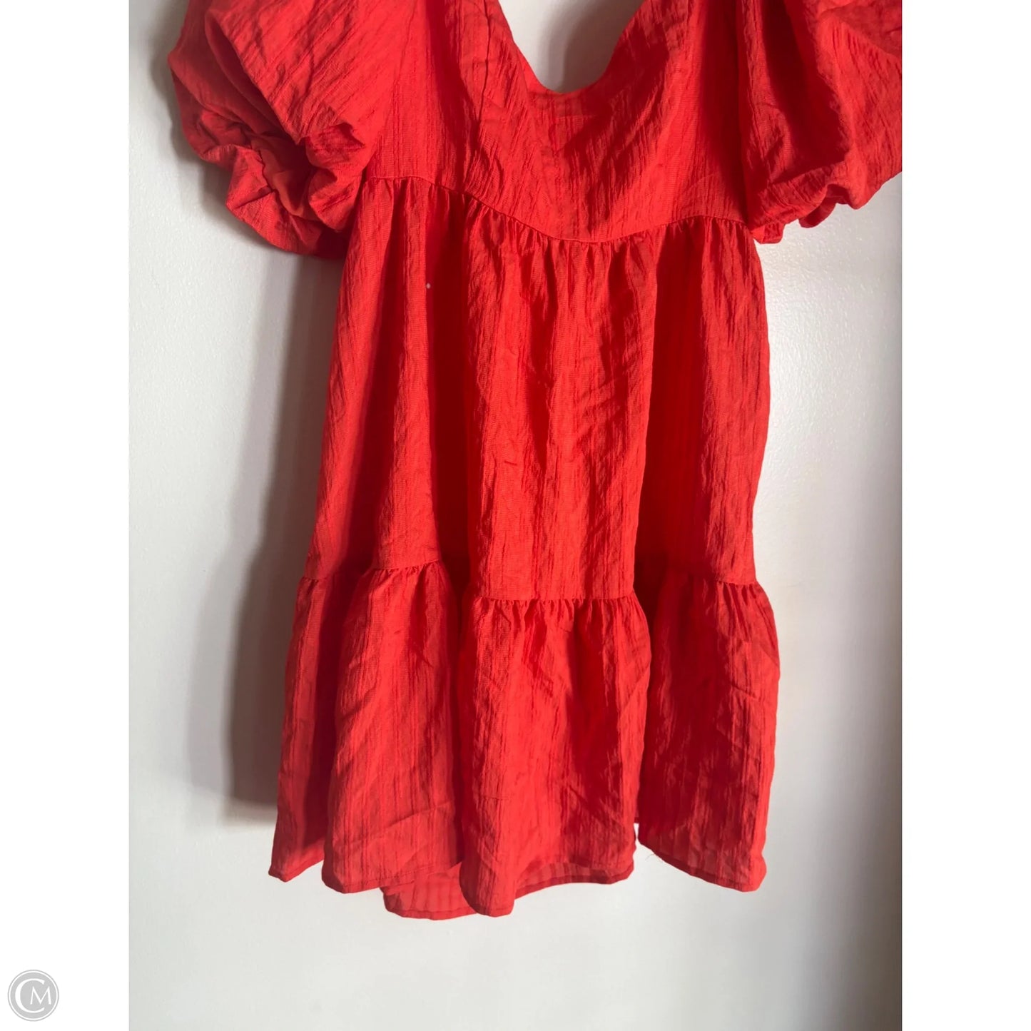 Dress Casual Short By Flying Tomato In Orange, Size: S