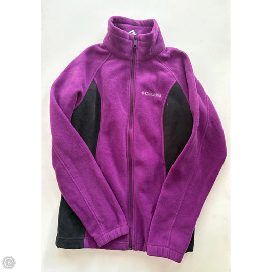 Jacket Faux Fur & Sherpa By Columbia In Purple, Size: S