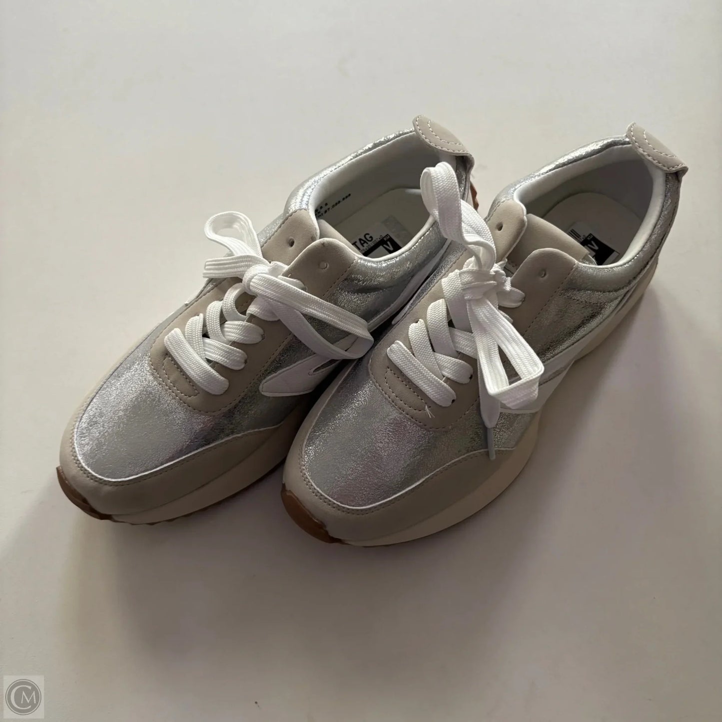 Shoes Athletic By Dolce Vita In Silver, Size: 8.5