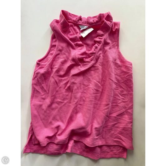 Top Sleeveless By Crown And Ivy In Pink, Size: L