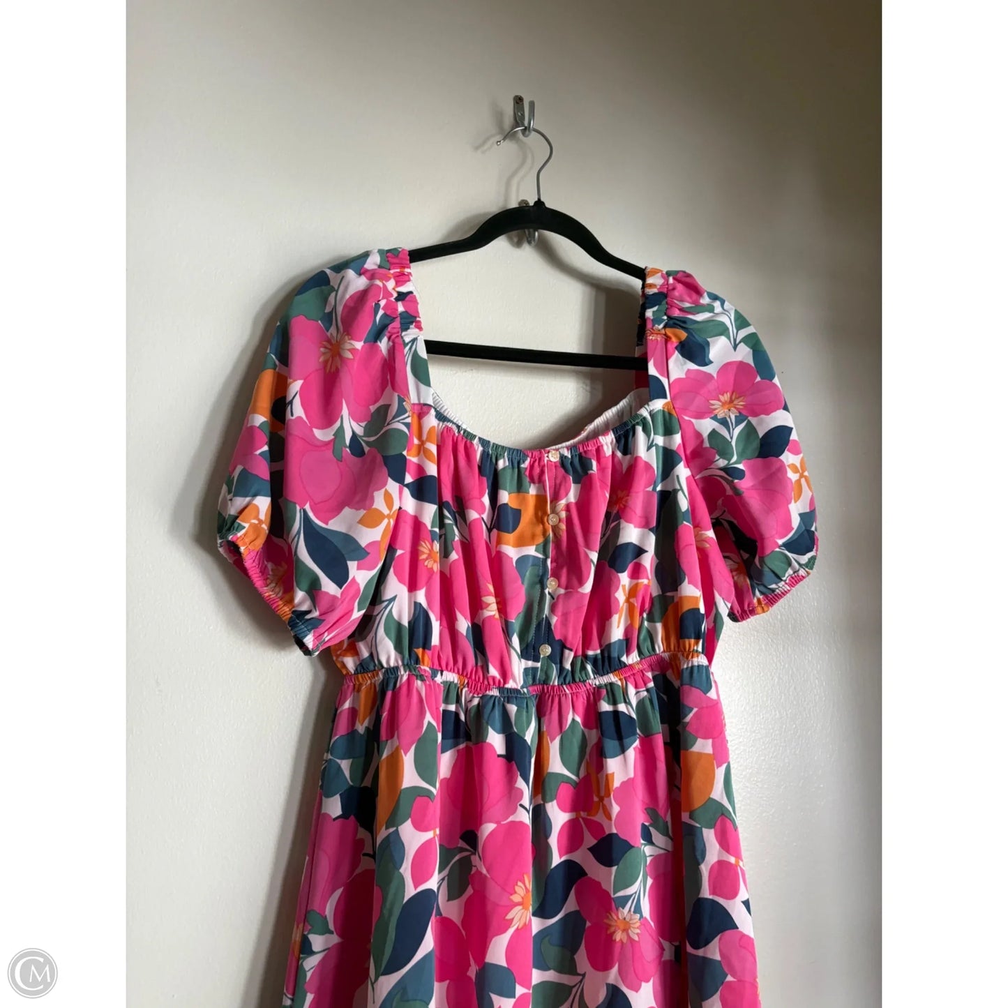 Dress Casual Midi By Jodifl In Floral Print, Size: L