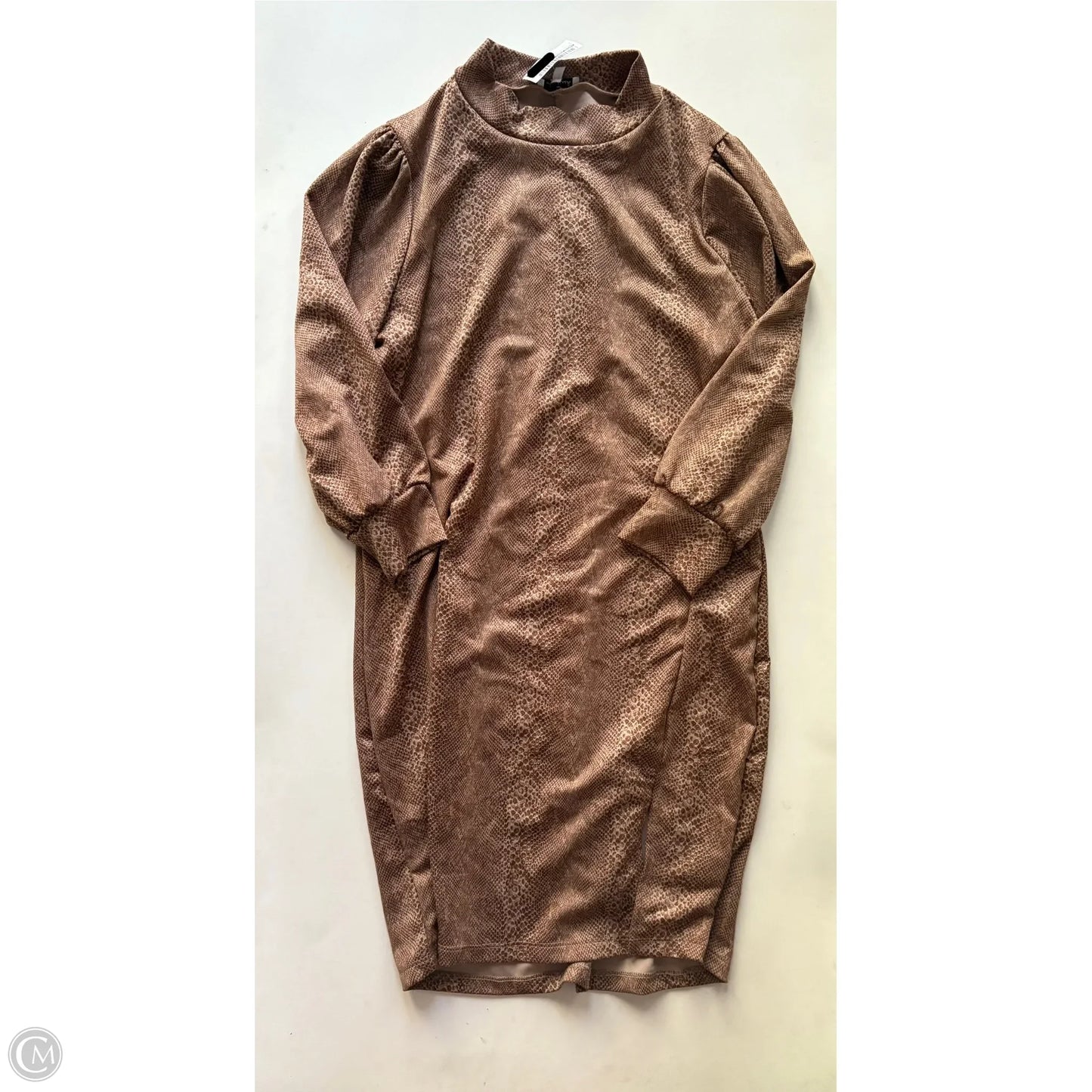 Dress Casual Midi By White Birch In Animal Print, Size: L