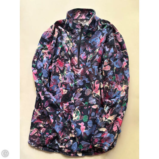 Athletic Jacket By Talbots In Blue, Size: L