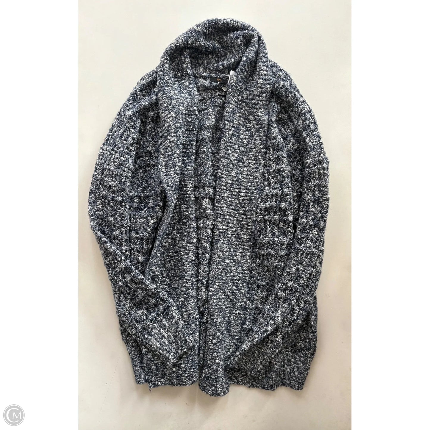 Sweater Cardigan Designer By Frye In Blue, Size: M