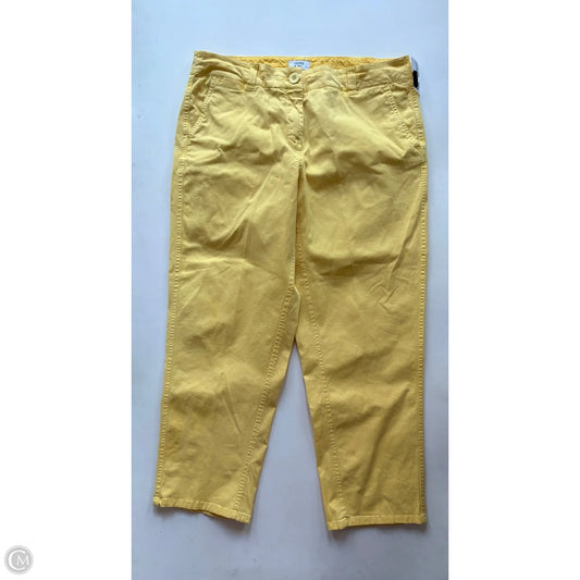 Pants Chinos & Khakis By Crown And Ivy In Yellow, Size: 8