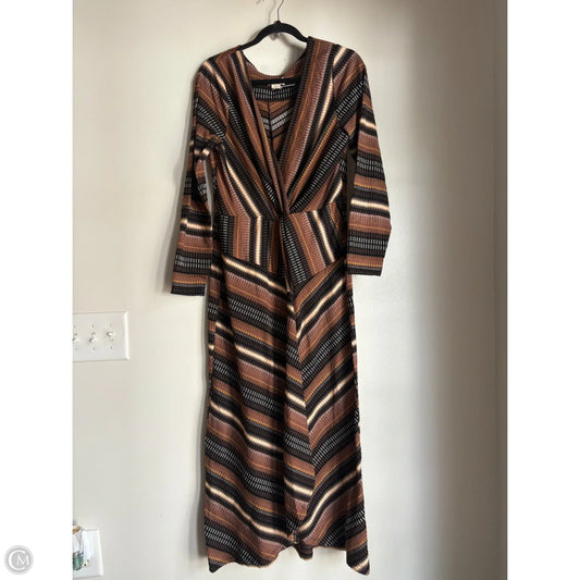 Dress Casual Maxi By Maeve In Brown, Size: L