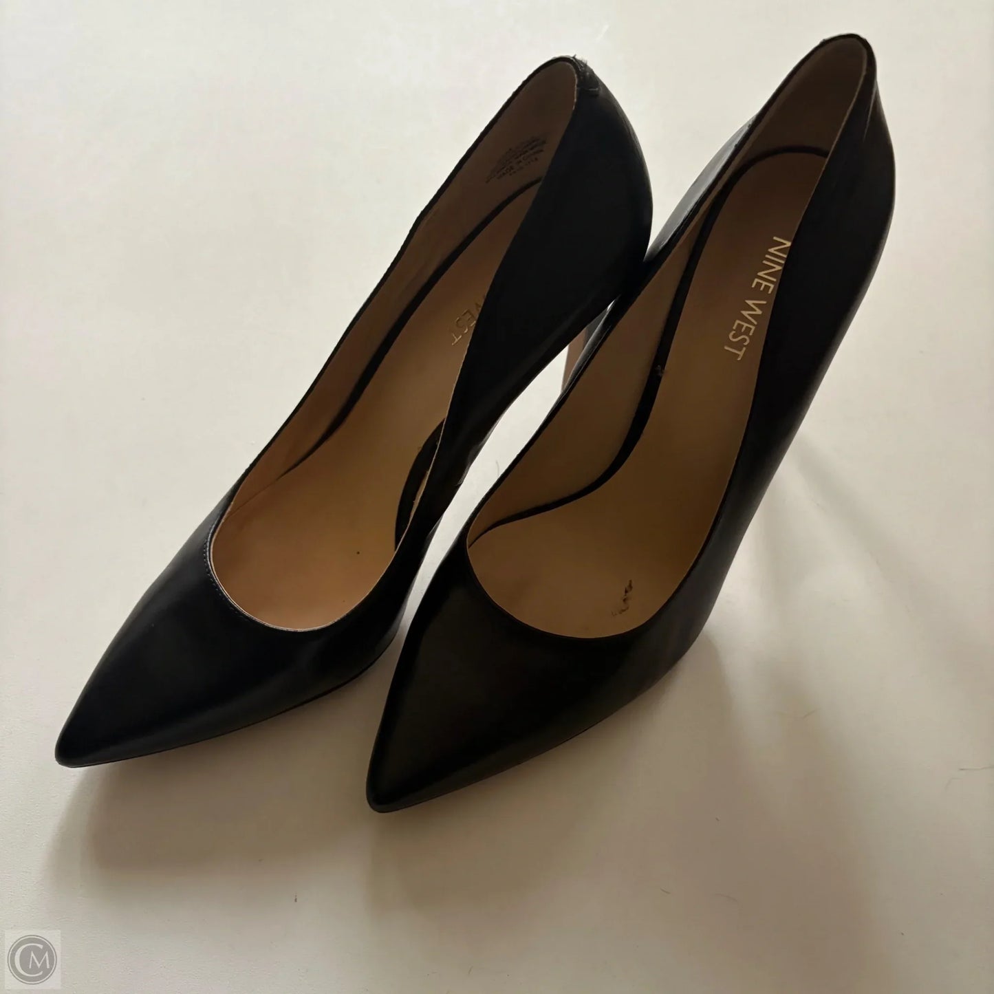 Shoes Heels Kitten By Nine West In Black, Size: 9.5