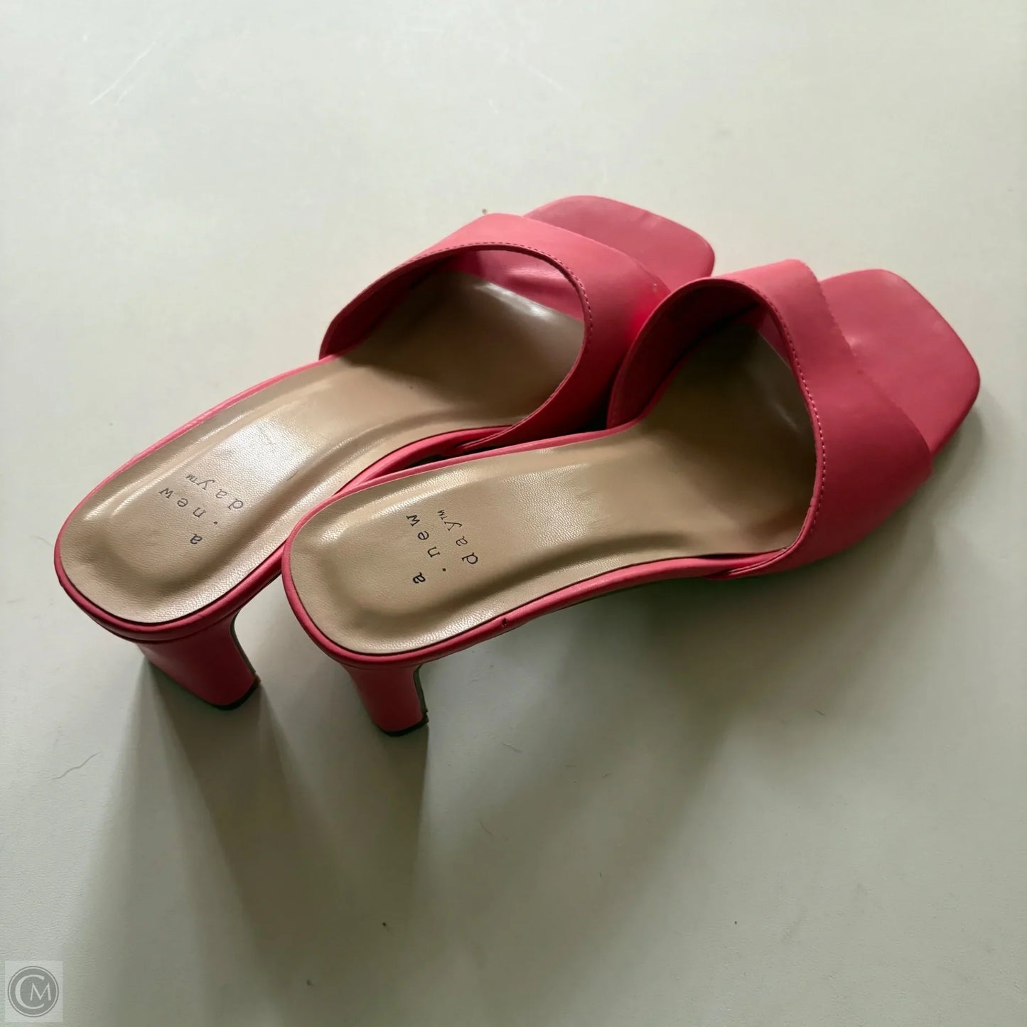Sandals Heels Block By A New Day In Pink, Size: 9.5