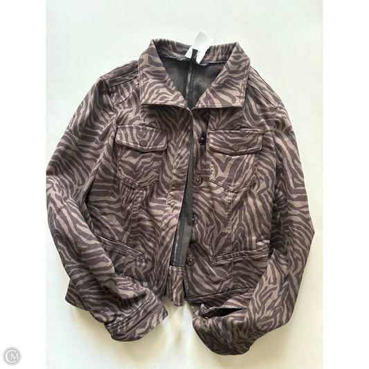 Jacket Denim By White House Black Market In Animal Print, Size: M