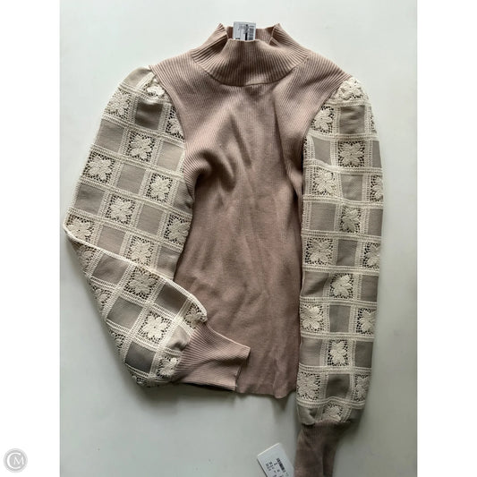 Sweater By Entro In Tan, Size: L