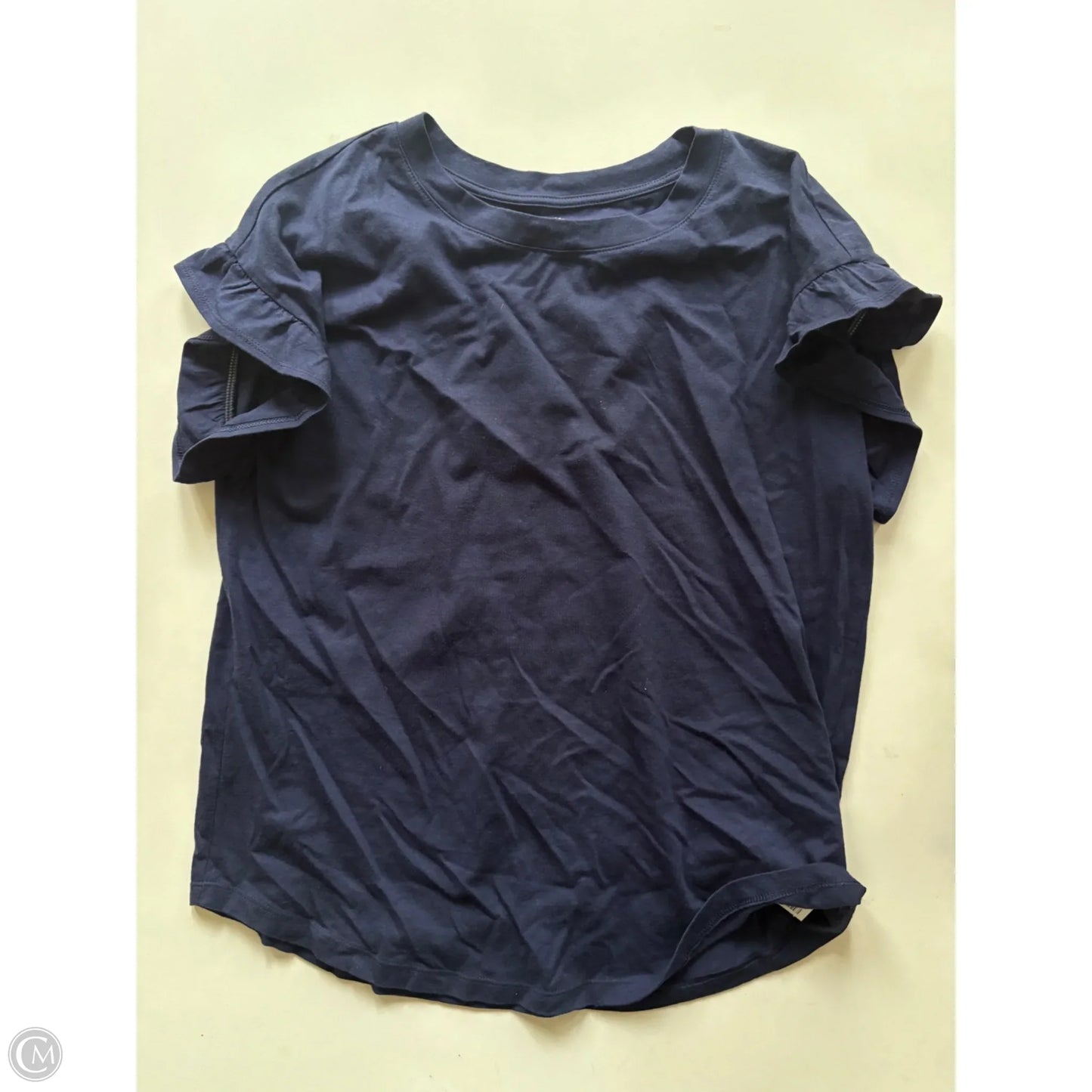 Top Short Sleeve By Crown And Ivy In Navy, Size: S