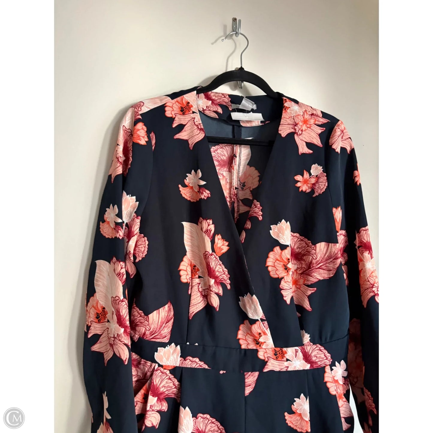 Romper By H&m In Floral Print, Size: L