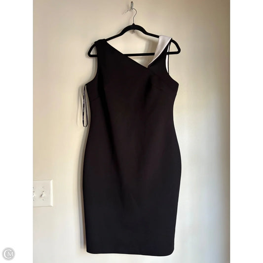 Dress Work By Calvin Klein In Black, Size: L