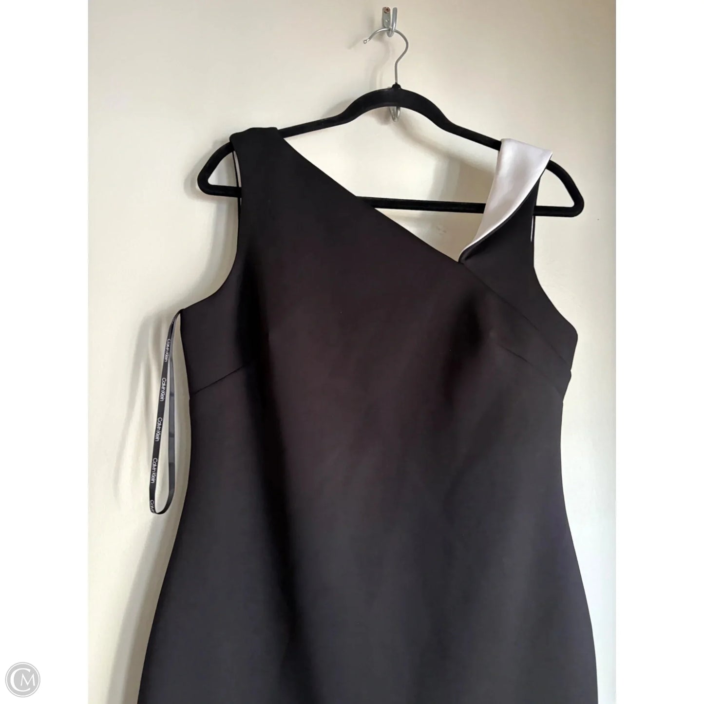 Dress Work By Calvin Klein In Black, Size: L
