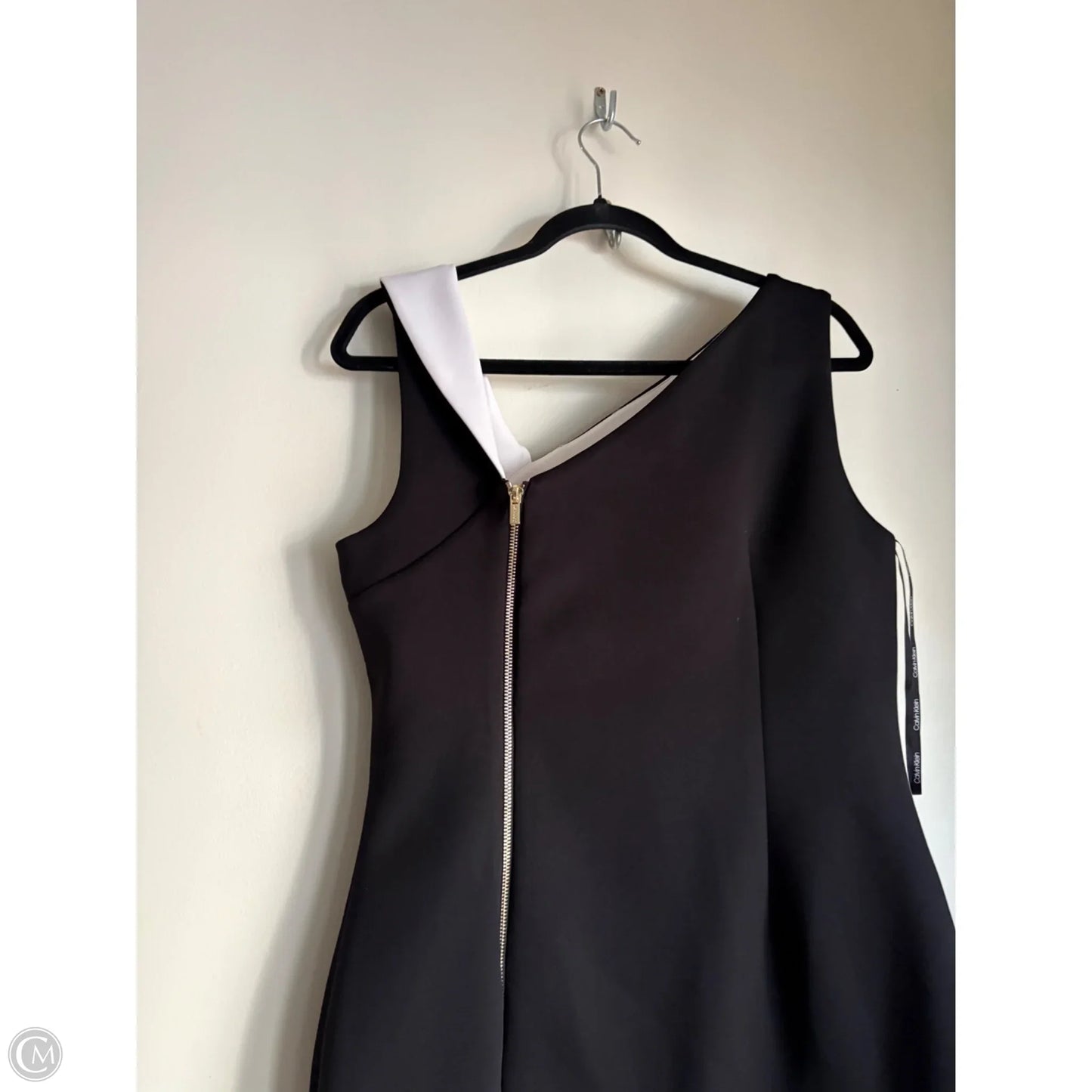 Dress Work By Calvin Klein In Black, Size: L