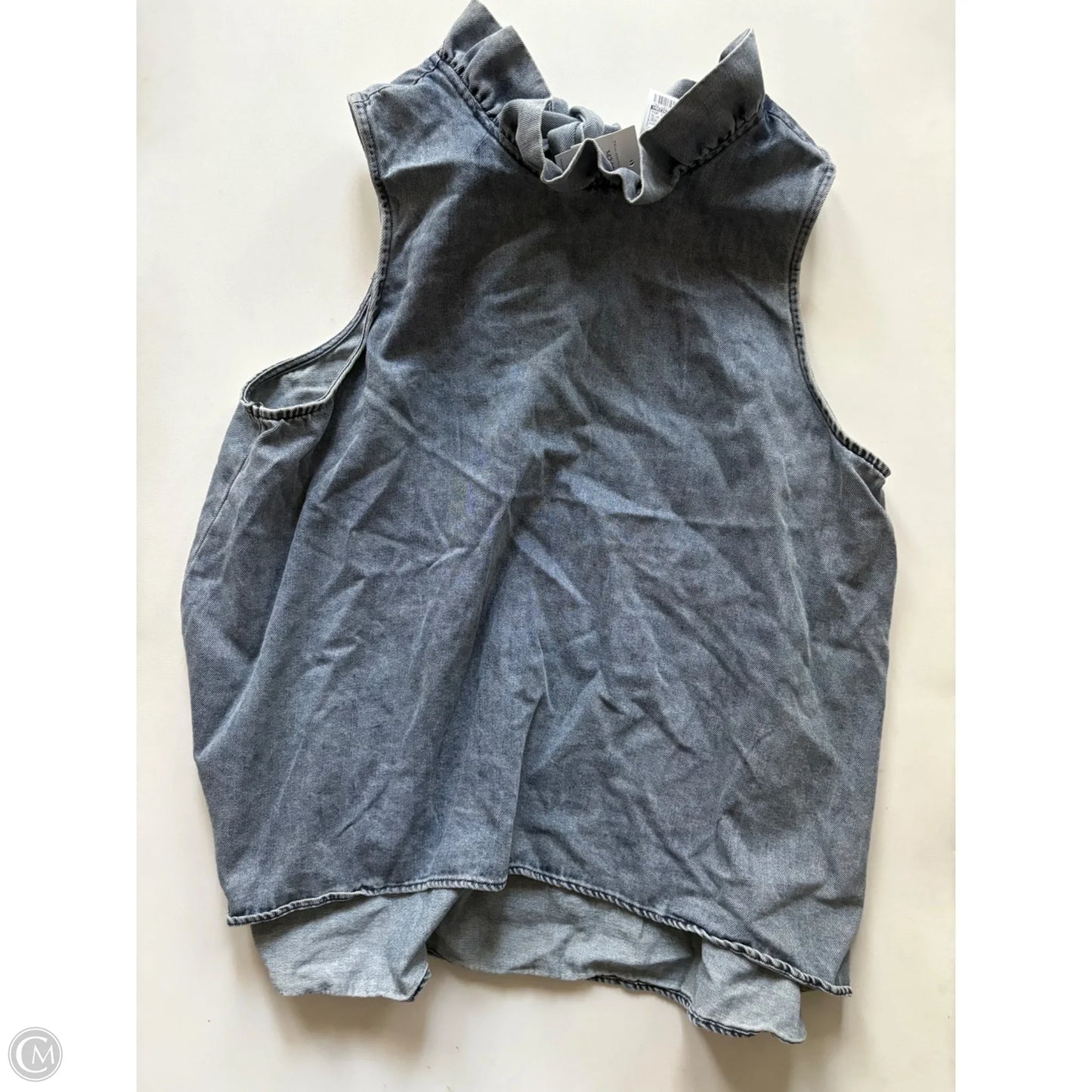 Top Sleeveless By Mazik In Blue, Size: Xl