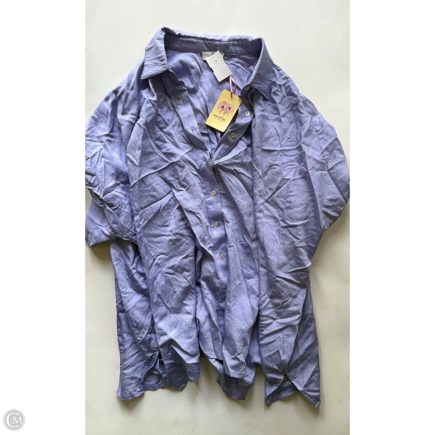 Top Long Sleeve By Entro In Purple, Size: Xl