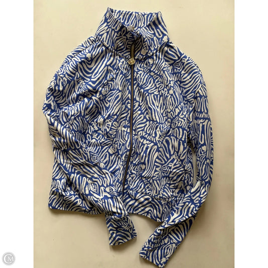 Top Long Sleeve Designer By Lilly Pulitzer In Blue, Size: Xs