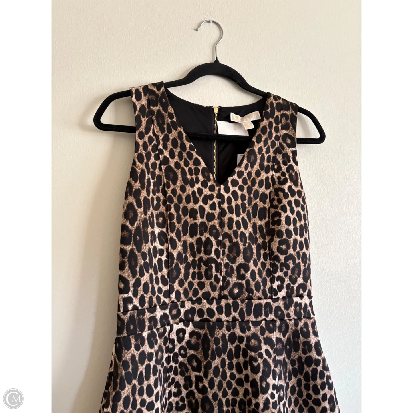 Dress Designer By Michael Kors In Animal Print, Size: S