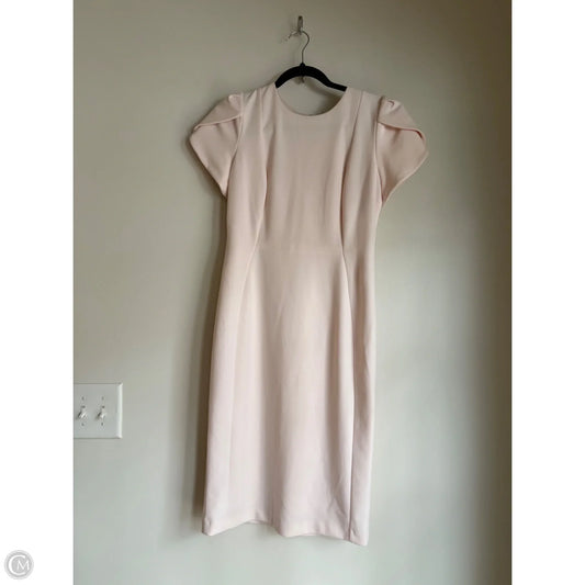 Dress Work By Calvin Klein In Cream, Size: S