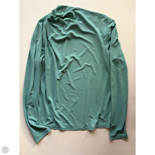 Blouse Long Sleeve By Worthington In Green, Size: S