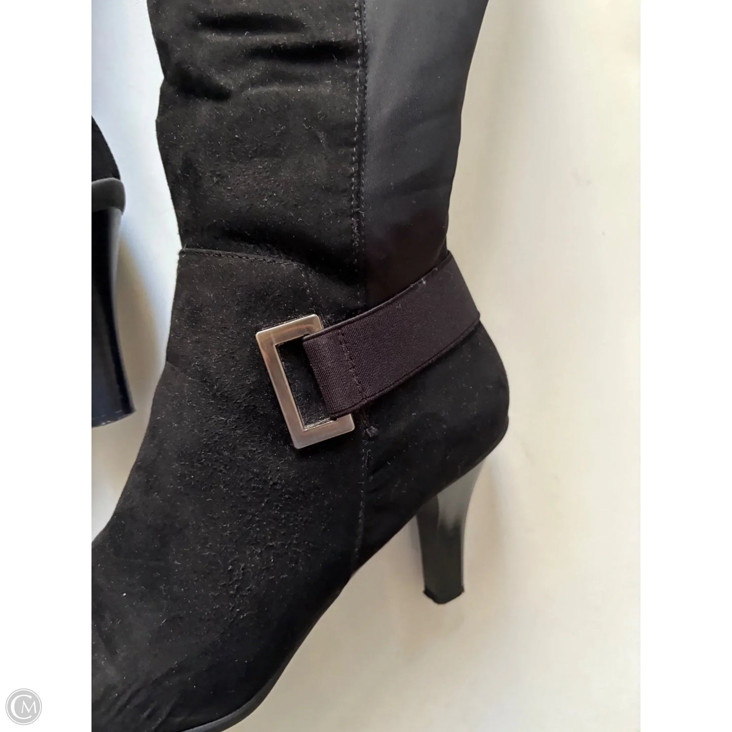 Boots Knee Heels By Kelly And Katie In Black, Size: 10