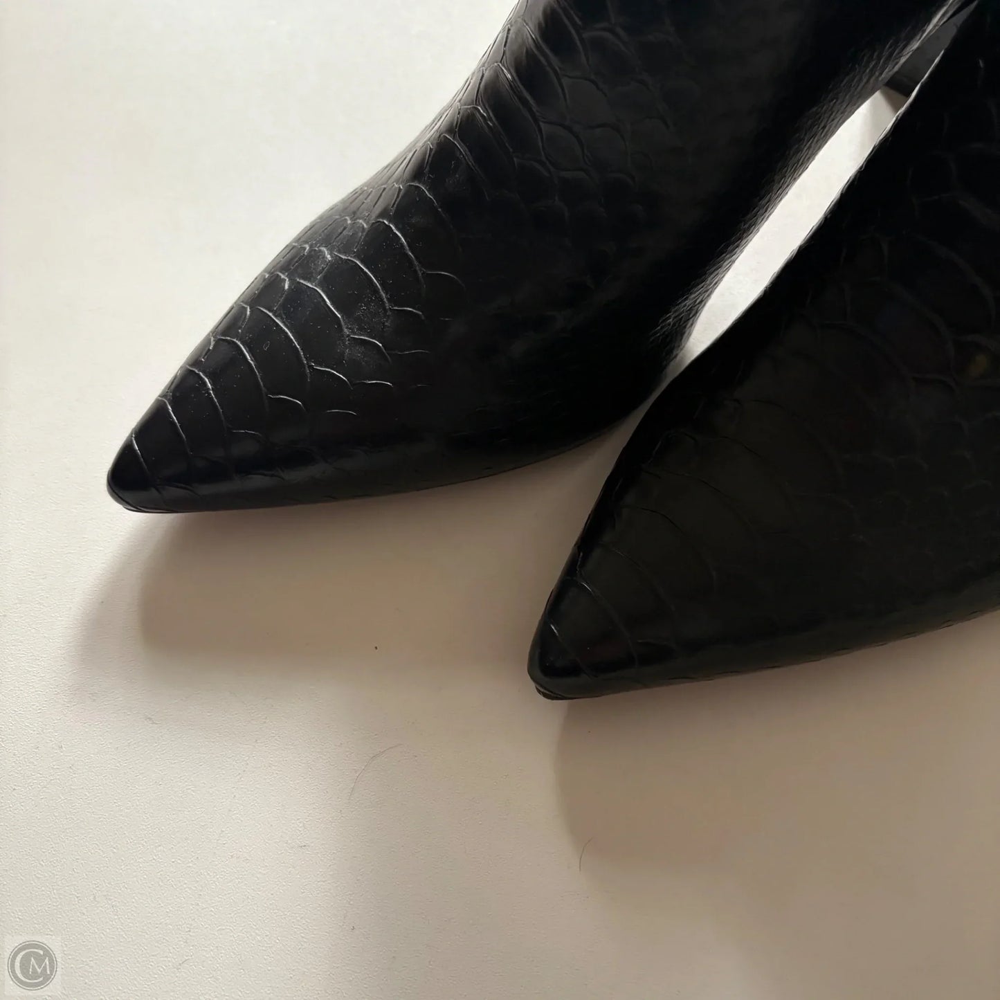 Boots Ankle Heels By Aldo In Black, Size: 10