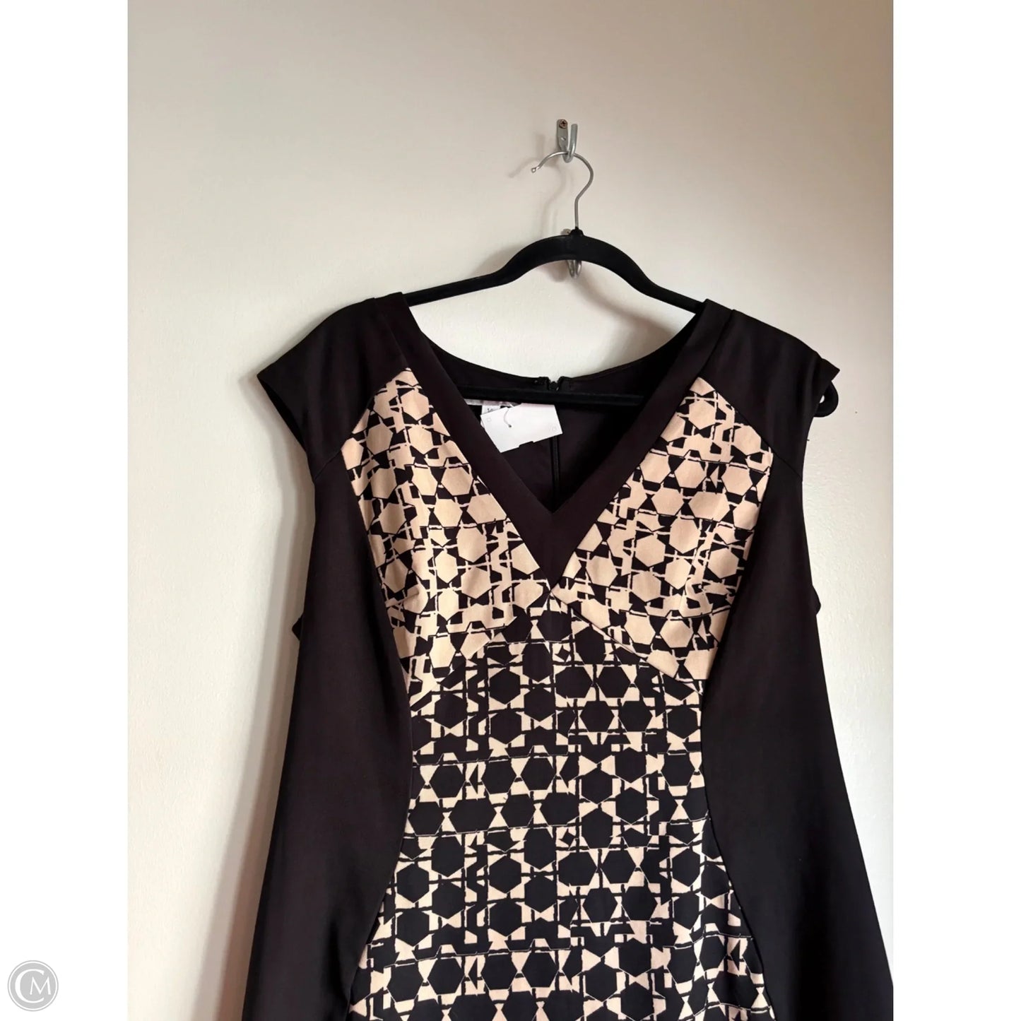 Dress Work By London Times In Black, Size: L
