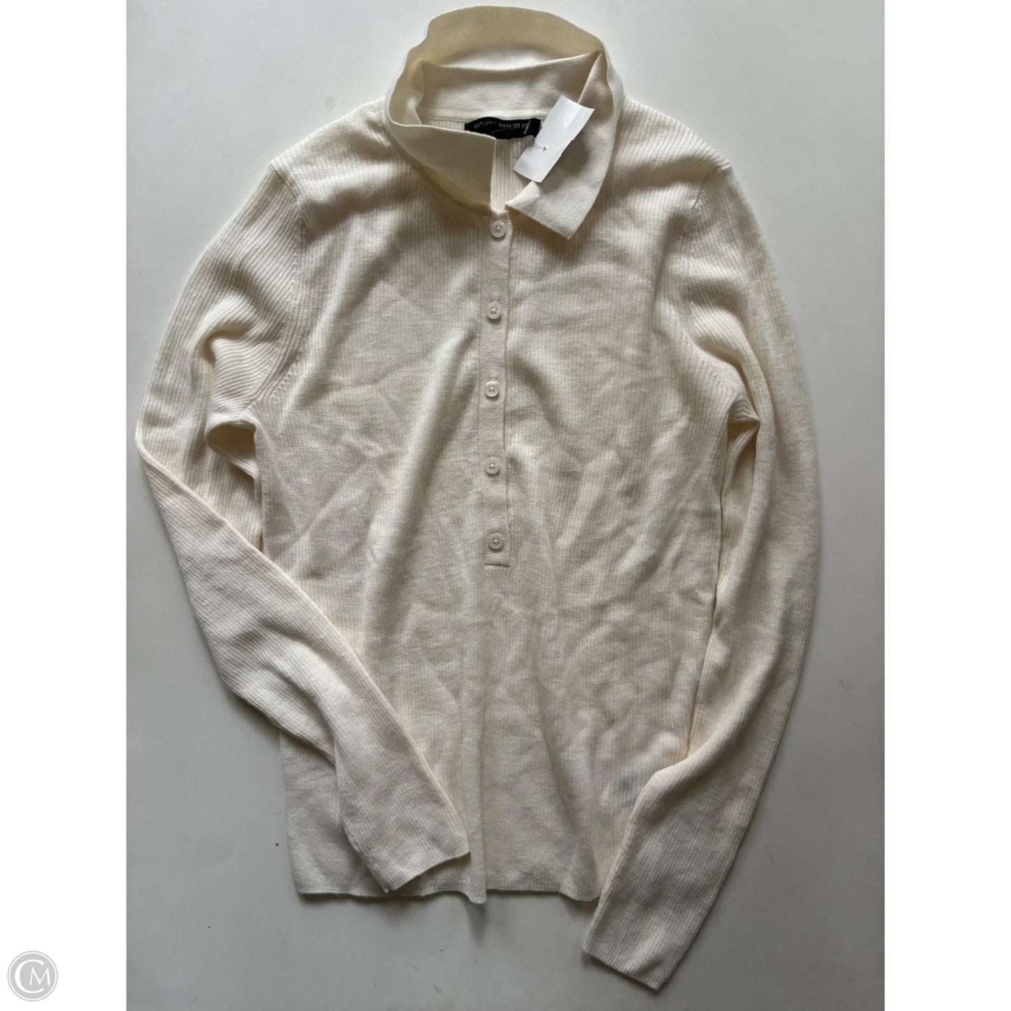 Sweater By Banana Republic In Cream, Size: M