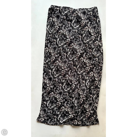 Skirt Maxi By Anthropologie In Black, Size: M