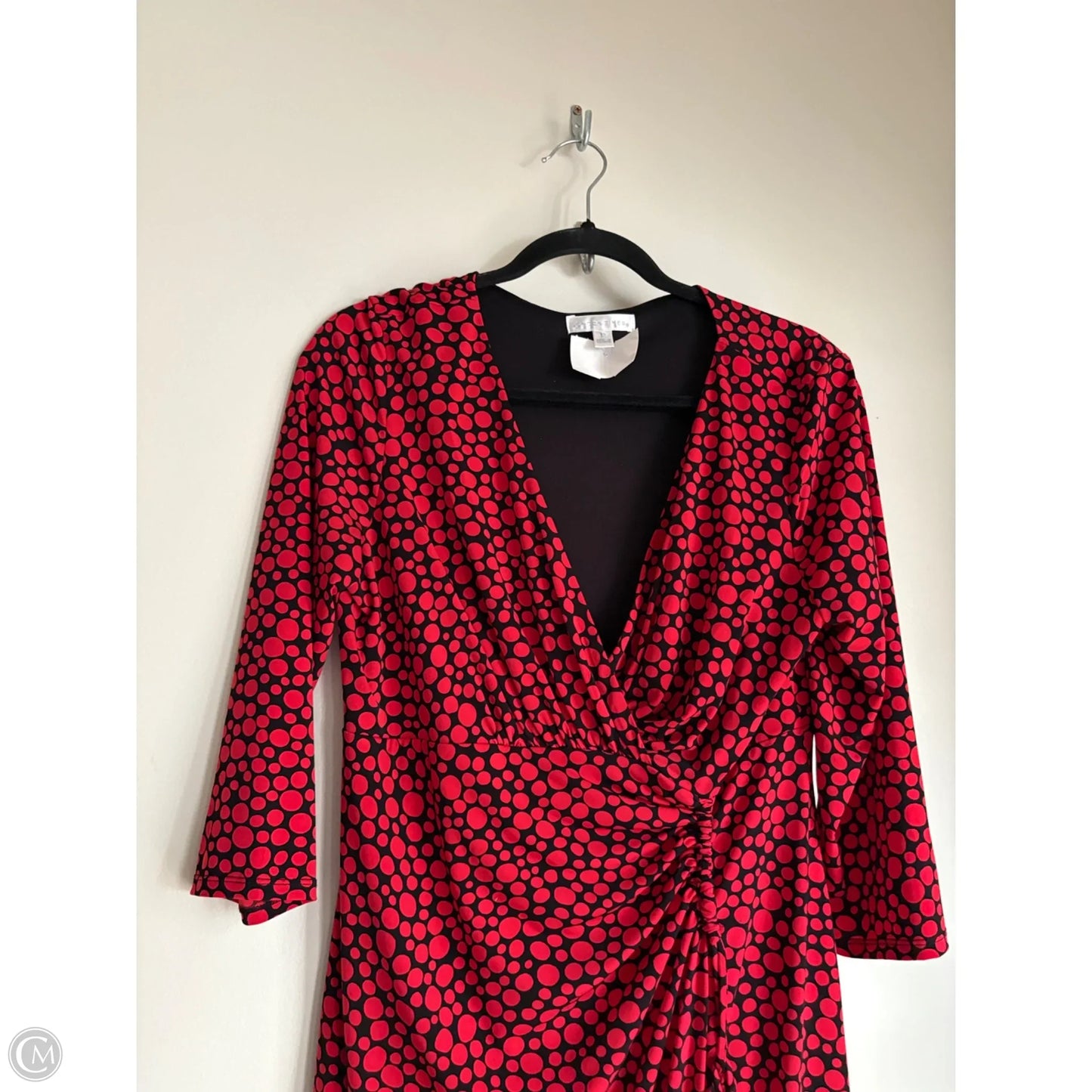 Dress Work By London Times In Red, Size: L