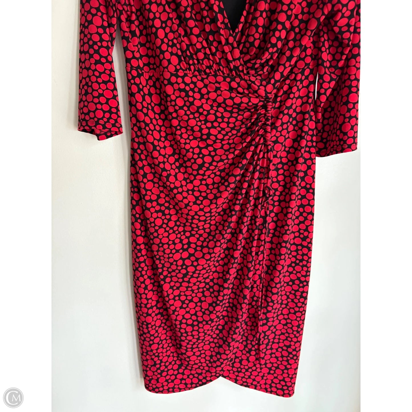 Dress Work By London Times In Red, Size: L