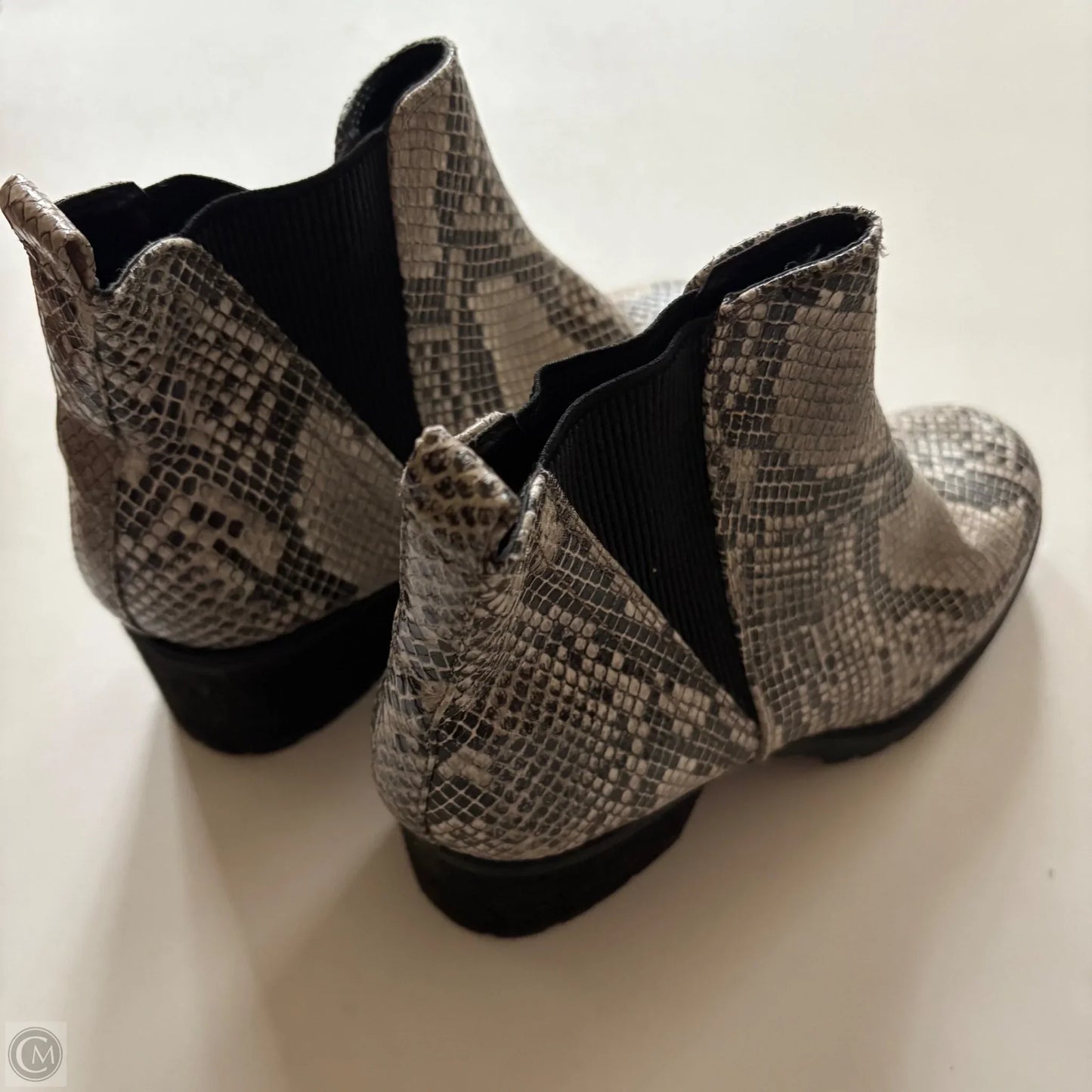 Boots Ankle Heels By Mia In Animal Print, Size: 7.5